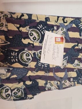 Nightmare Before Christmas Lularoe Unicorn lock shock and barrel TC Leggings.